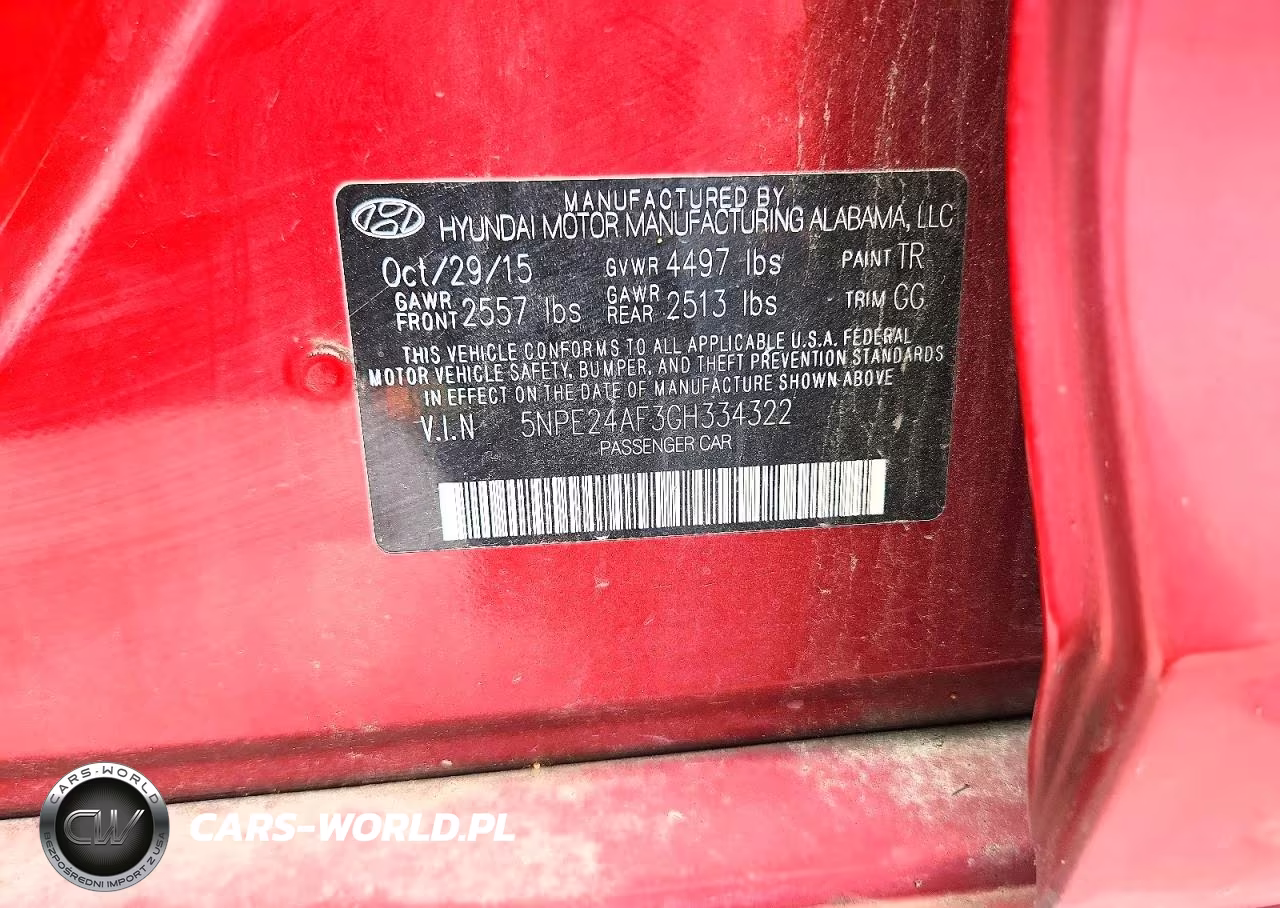 2016 Hyundai Sonata VIN:5NPE24AF3GH334322 - 13