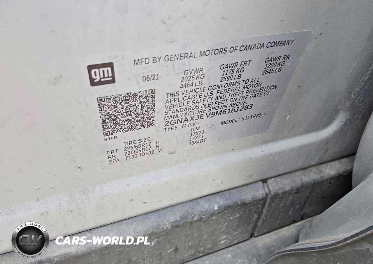 2021 Chevrolet Equinox Lt VIN:2GNAXJEV9M6161283 - 13