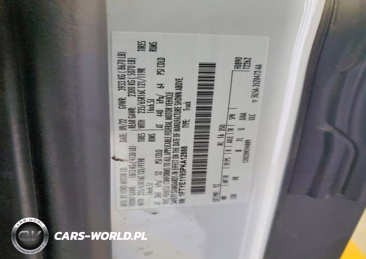2023 Ford Transit T-150 VIN:1FTYE1Y85PKA12888 - 13