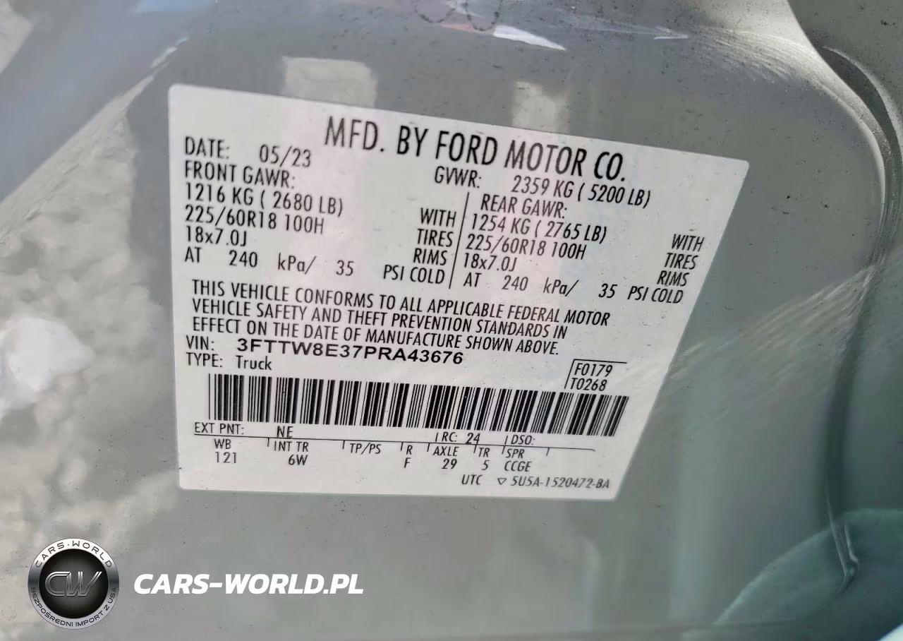 2023 Ford Maverick Xl VIN:3FTTW8E37PRA43676 - 13