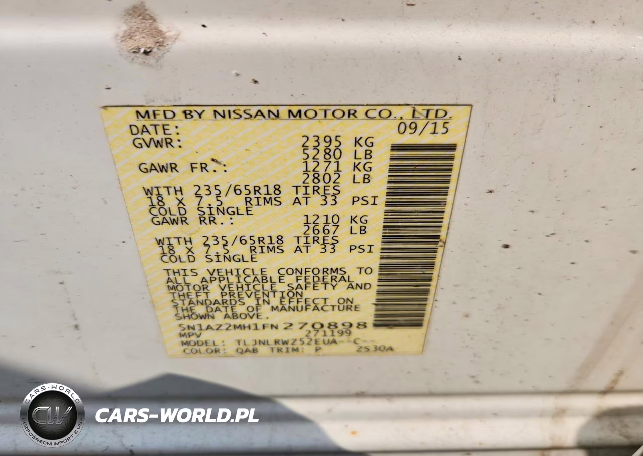 2015 Nissan Murano Sl VIN:5N1AZ2MH1FN270898 - 13