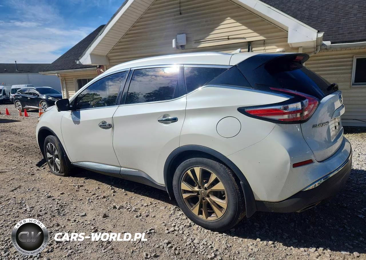 2015 Nissan Murano Sl VIN:5N1AZ2MH1FN270898 - 2