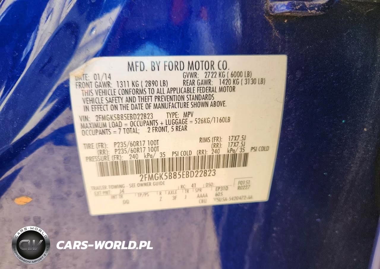 2014 Ford Flex Se VIN:2FMGK5B85EBD22823 - 13
