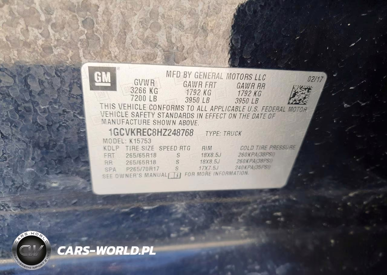 2017 Chevrolet Silverado K1500 Lt VIN:1GCVKREC8HZ248768 - 12