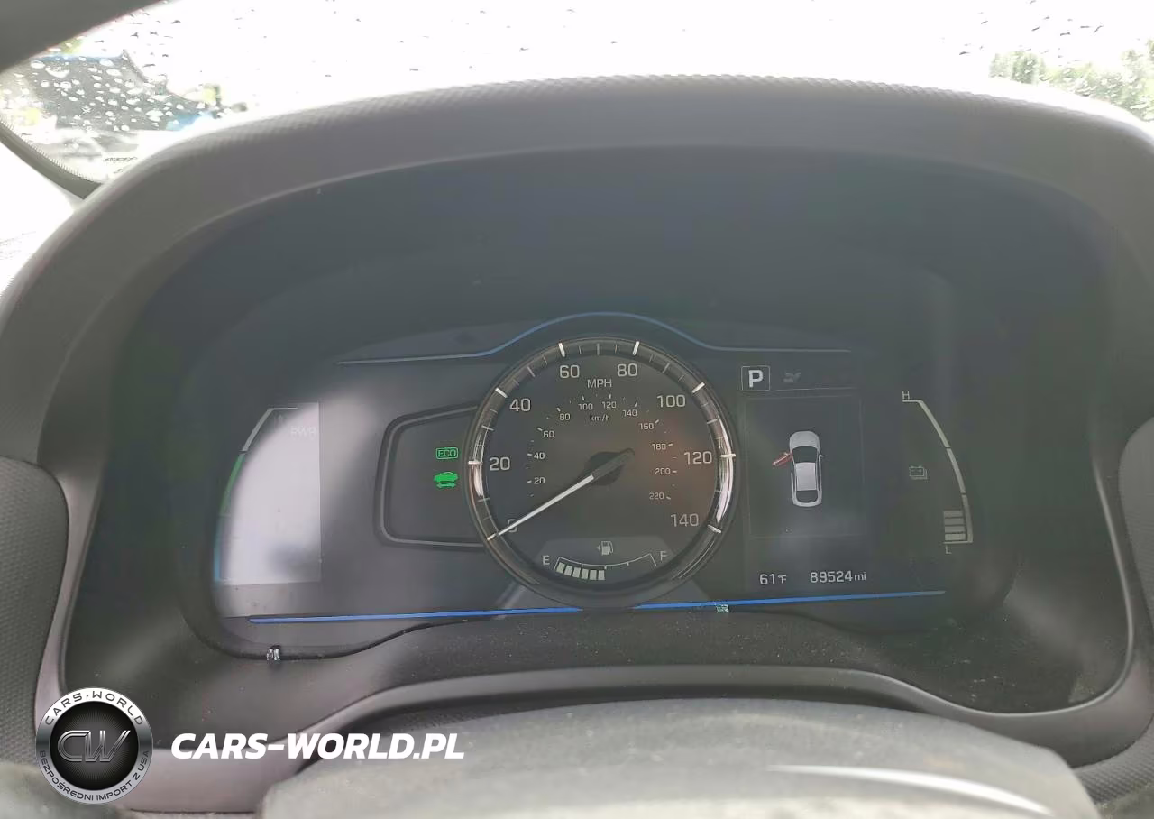 2019 Hyundai Ioniq Blue VIN:KMHC65LC0KU170574 - 9