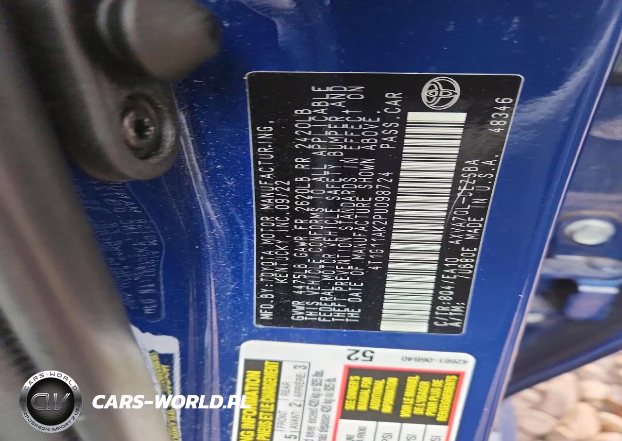 2023 Toyota Camry Se VIN:4T1G11AK2PU098724 - 13