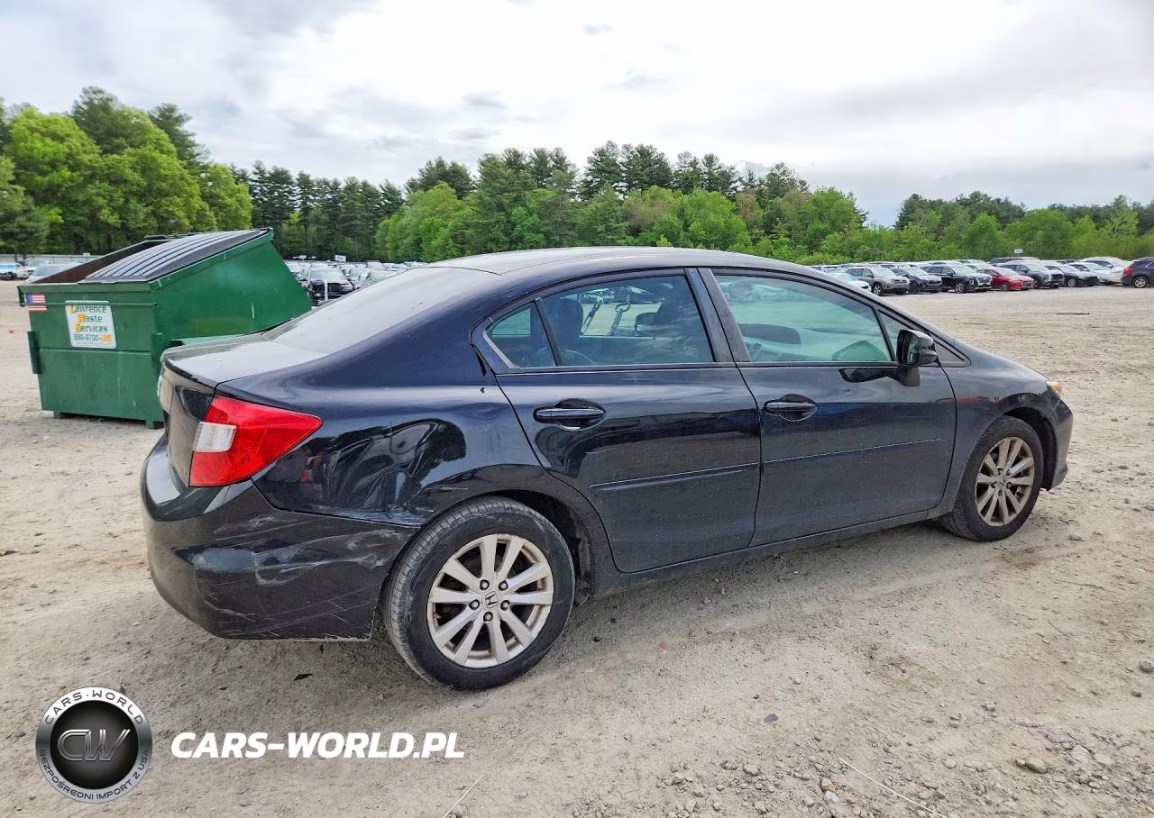 2012 Honda Civic Ex VIN:2HGFB2F84CH300638 - 3