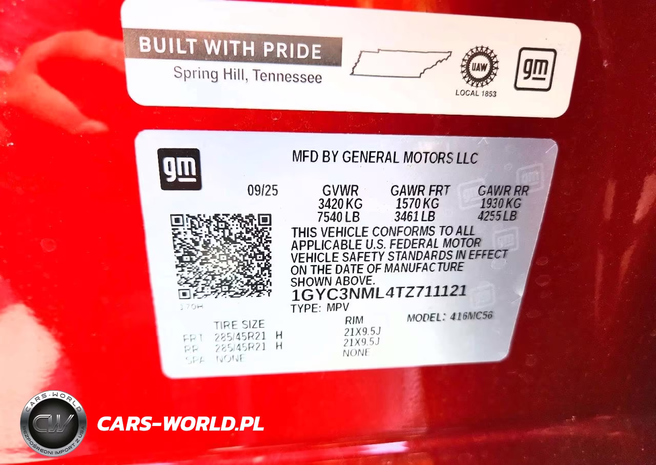 2026 Cadillac Vistiq Sport VIN:1GYC3NML4TZ711121 - 13