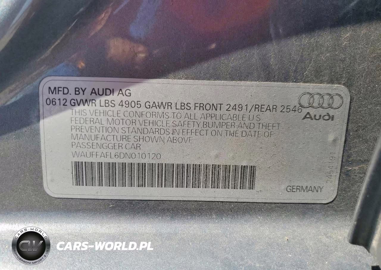 2013 Audi A4 Premium Plus VIN:WAUFFAFL6DN010120 - 12