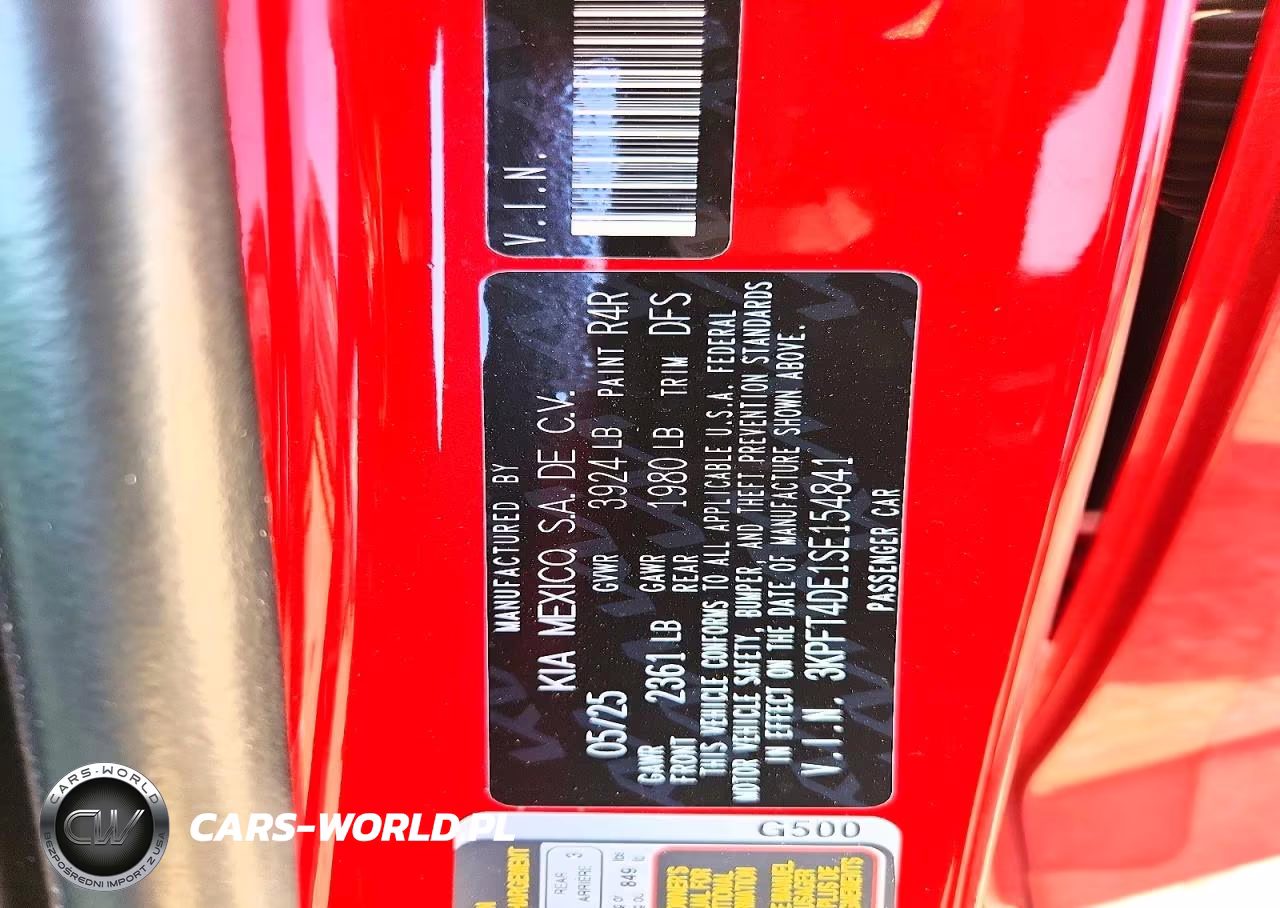 2025 Kia K4 Lxs VIN:3KPFT4DE1SE154841 - 12