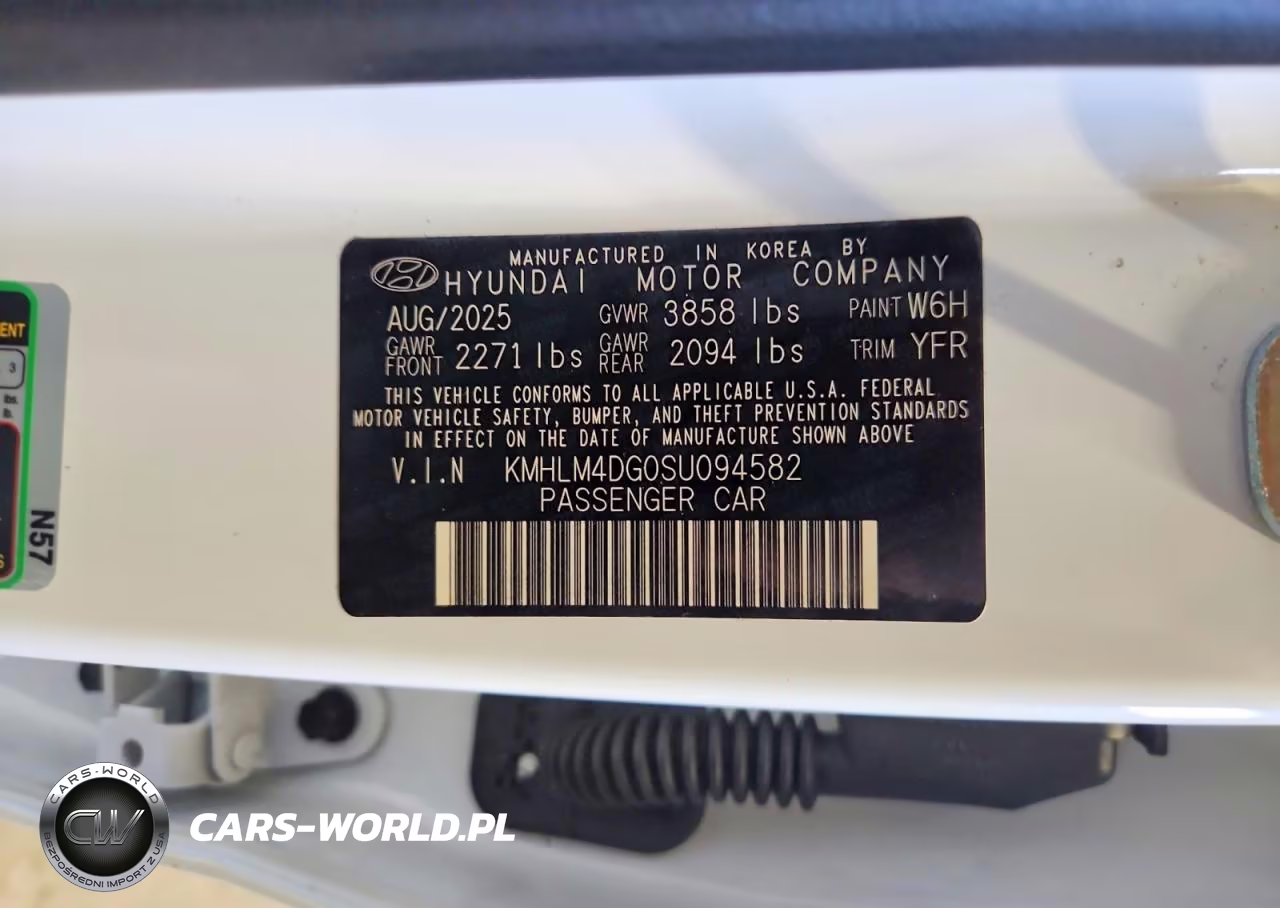 2025 Hyundai Elantra Sel Sport VIN:KMHLM4DG0SU094582 - 12