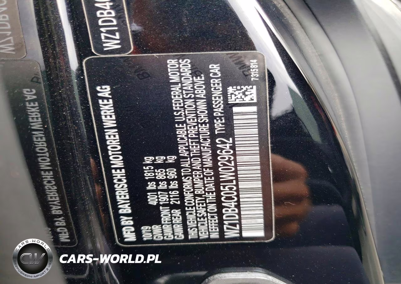 2020 Toyota Gr Supra 3.0 Premium VIN:WZ1DB4C05LW029642 - 12