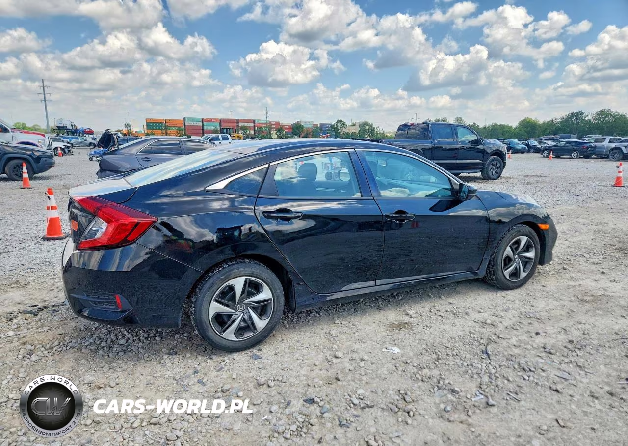 2020 Honda Civic Lx VIN:2HGFC2F61LH568655 - 3