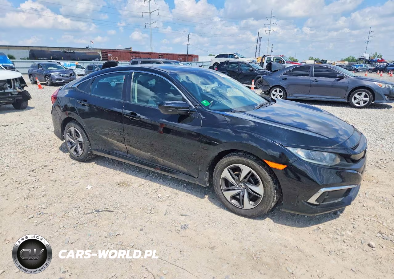 2020 Honda Civic Lx VIN:2HGFC2F61LH568655 - 4