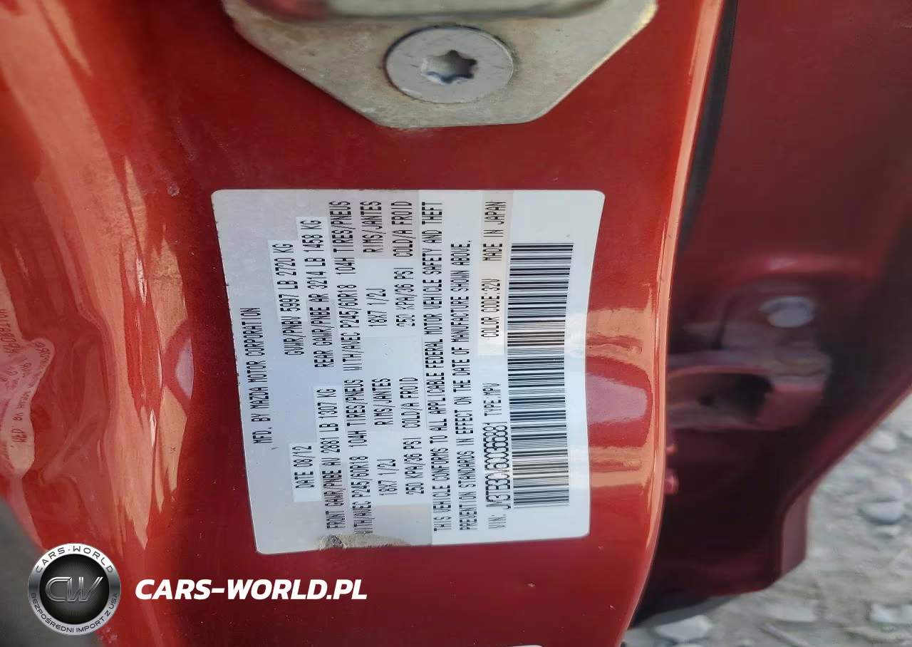 2012 Mazda Cx-9 VIN:JM3TB3CV6C0366881 - 14