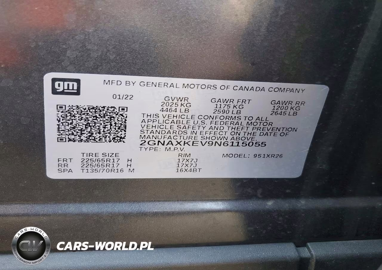 2022 Chevrolet Equinox Lt VIN:2GNAXKEV9N6115055 - 13