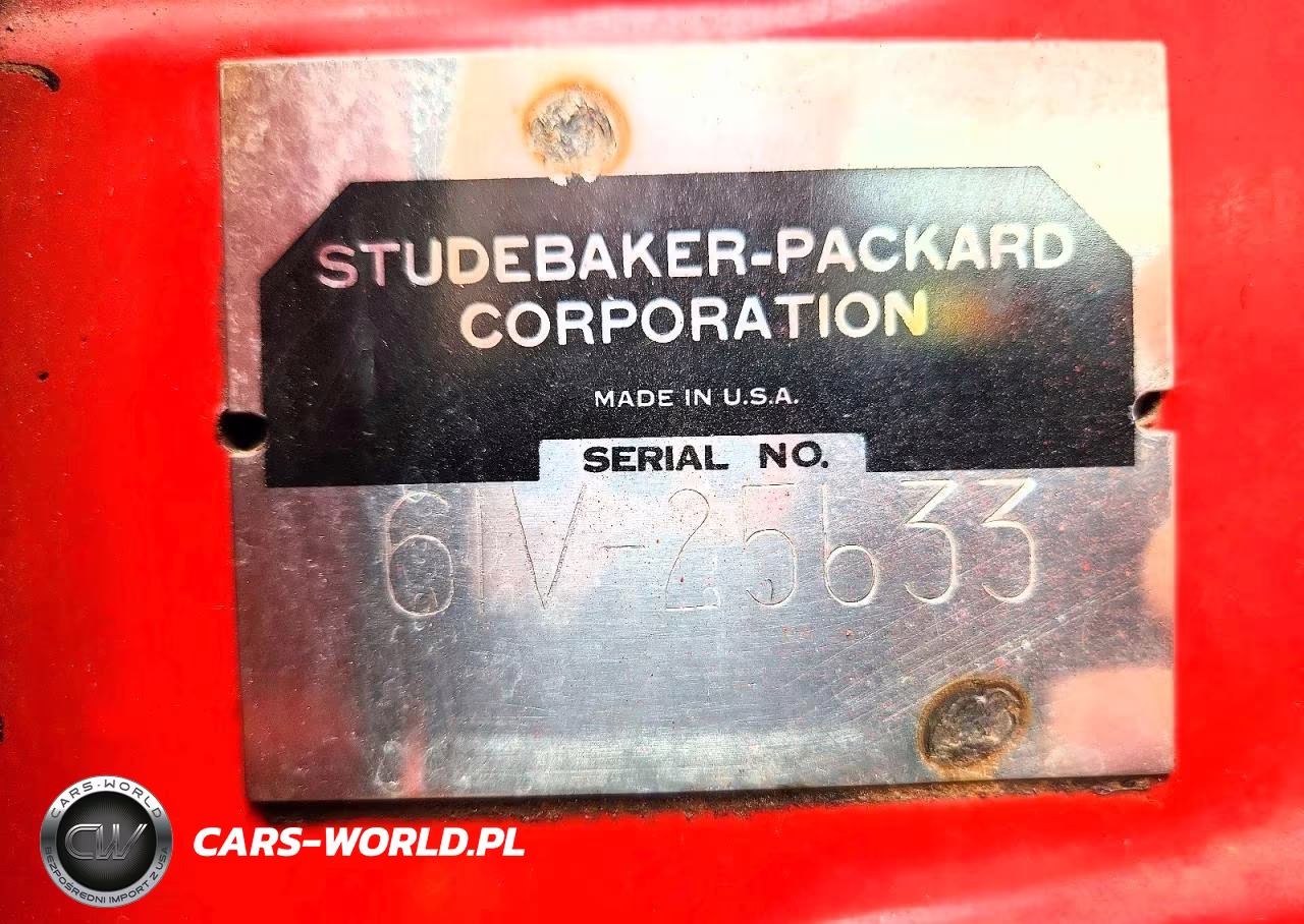 1961 Studebaker Hawk VIN:61V25633 - 12