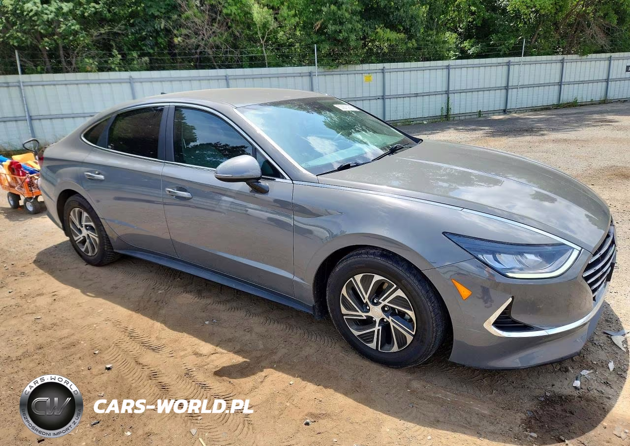 2020 Hyundai Sonata Hybrid Blue VIN:KMHL24JJ9LA009778 - 4