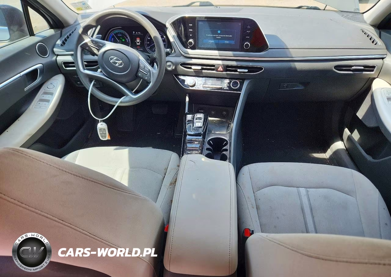 2020 Hyundai Sonata Hybrid Blue VIN:KMHL24JJ9LA009778 - 8
