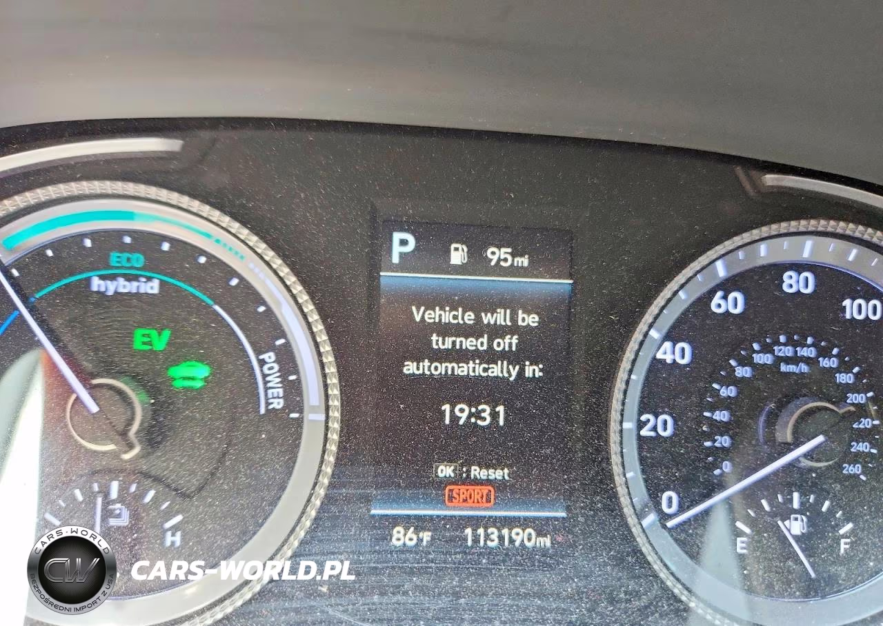 2020 Hyundai Sonata Hybrid Blue VIN:KMHL24JJ9LA009778 - 9