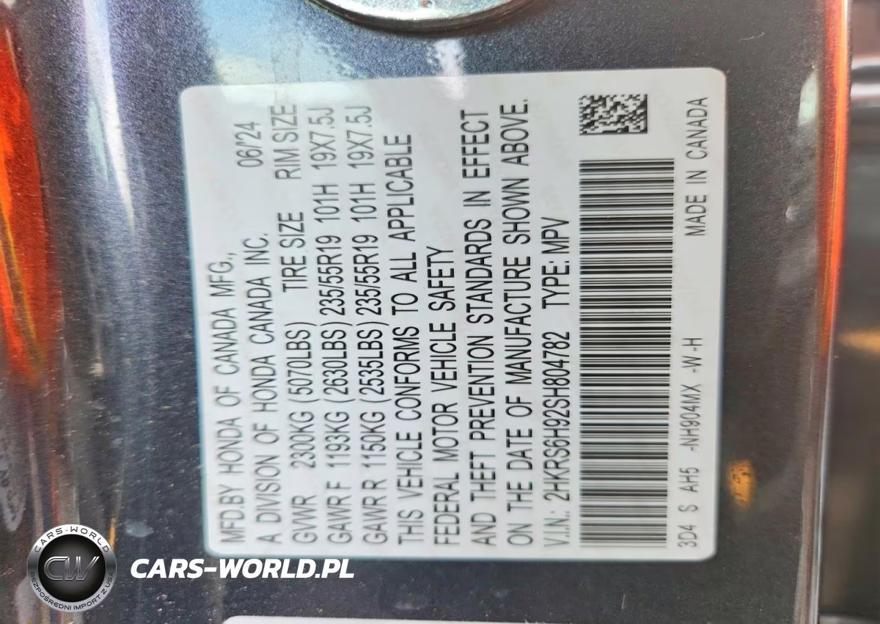 2025 Honda Cr-V Sport Touring VIN:2HKRS6H92SH804782 - 13