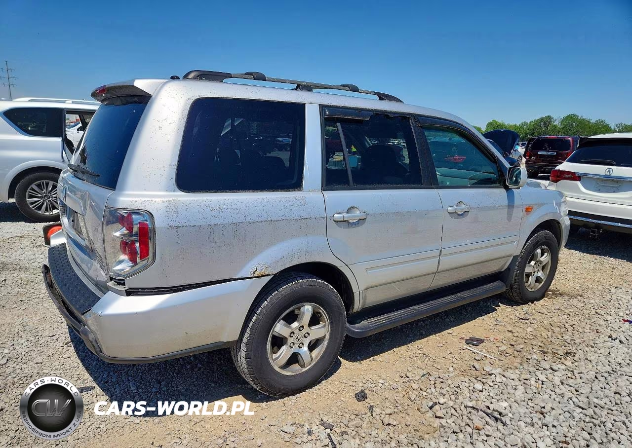 2006 Honda Pilot Ex VIN:2HKYF18476H526183 - 3