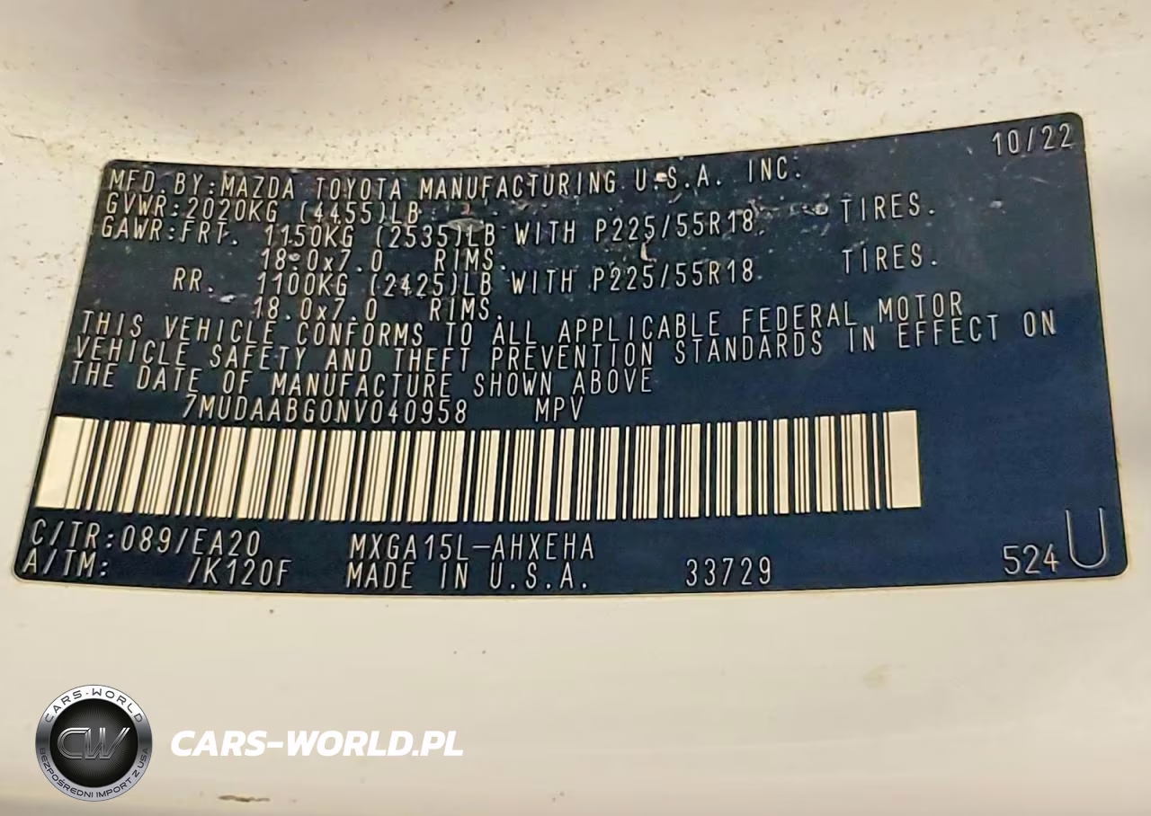 2022 Toyota Corolla Cross Xle VIN:7MUDAABG0NV040958 - 14