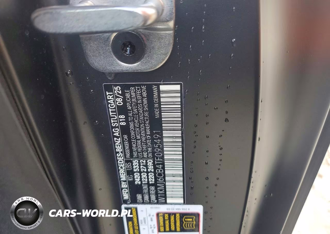 2026 Mercedes-Benz Cle Amg 53 4Matic VIN:W1KMJ6CB4TF095491 - 12