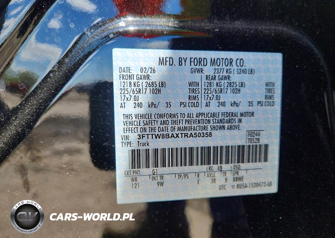 2026 Ford Maverick Xl VIN:3FTTW8BAXTRA50358 - 12