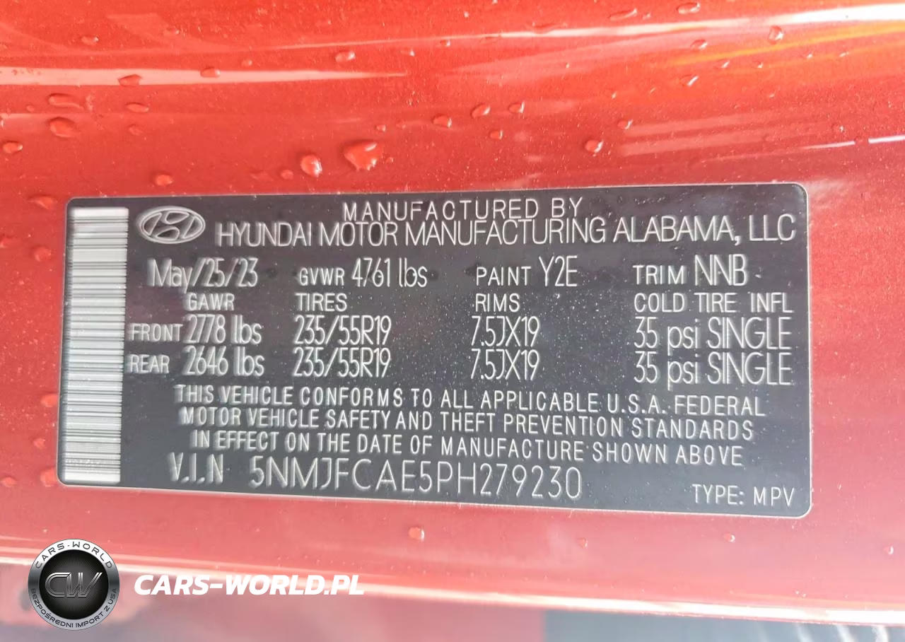 2023 Hyundai Tucson Sel VIN:5NMJFCAE5PH279230 - 13