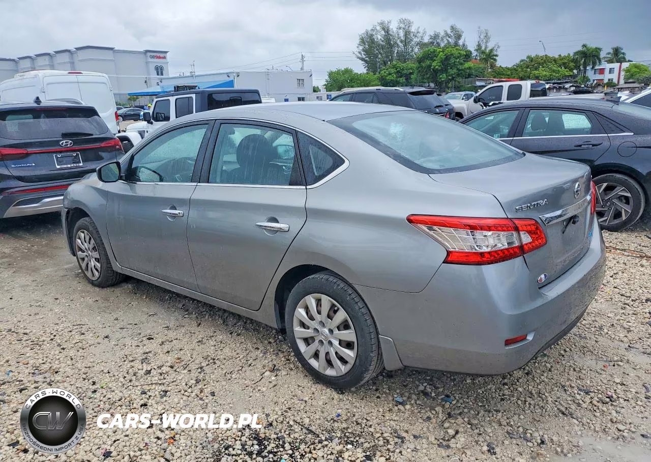 2014 Nissan Sentra Sv VIN:3N1AB7AP6EY257165 - 2