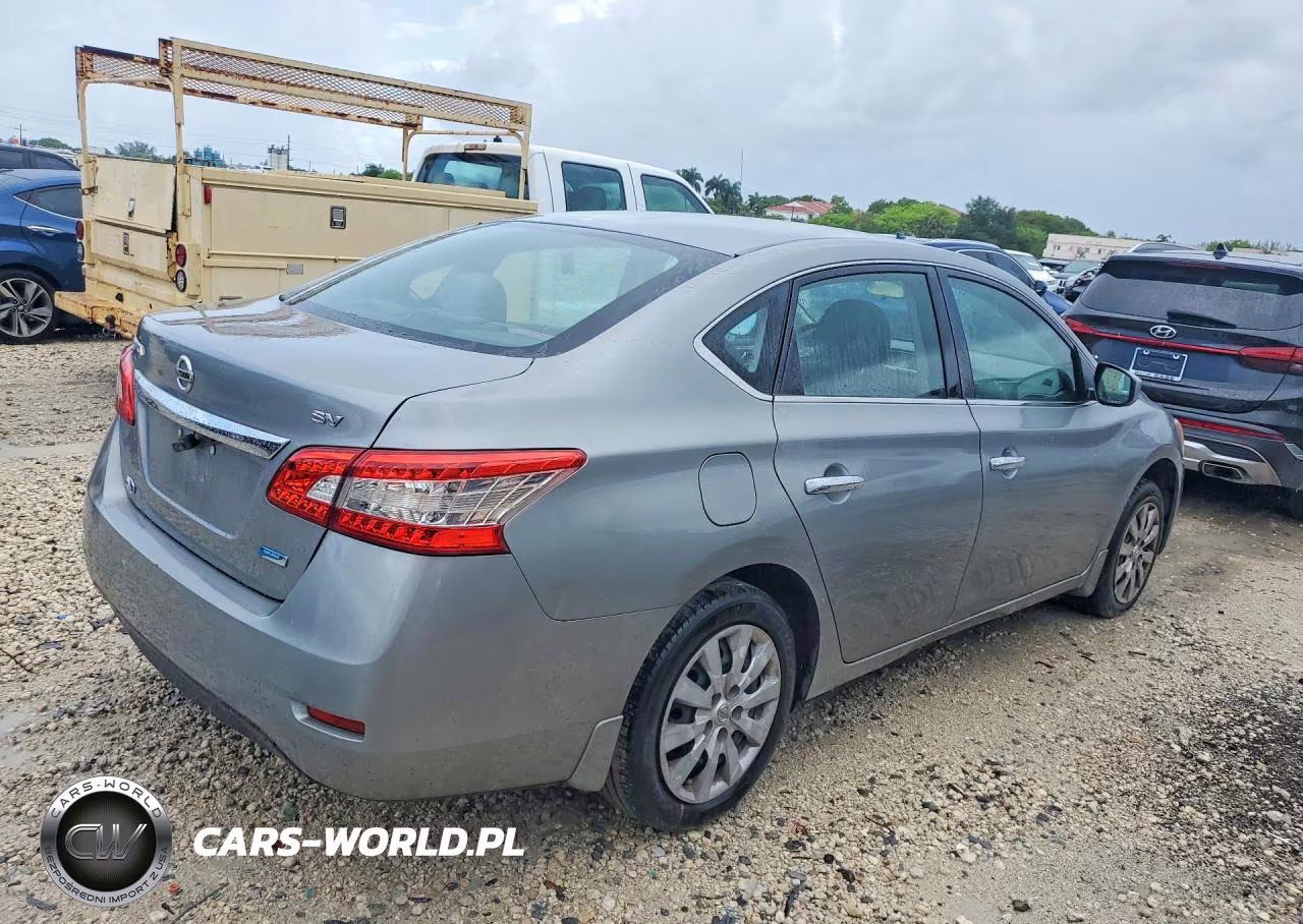 2014 Nissan Sentra Sv VIN:3N1AB7AP6EY257165 - 3