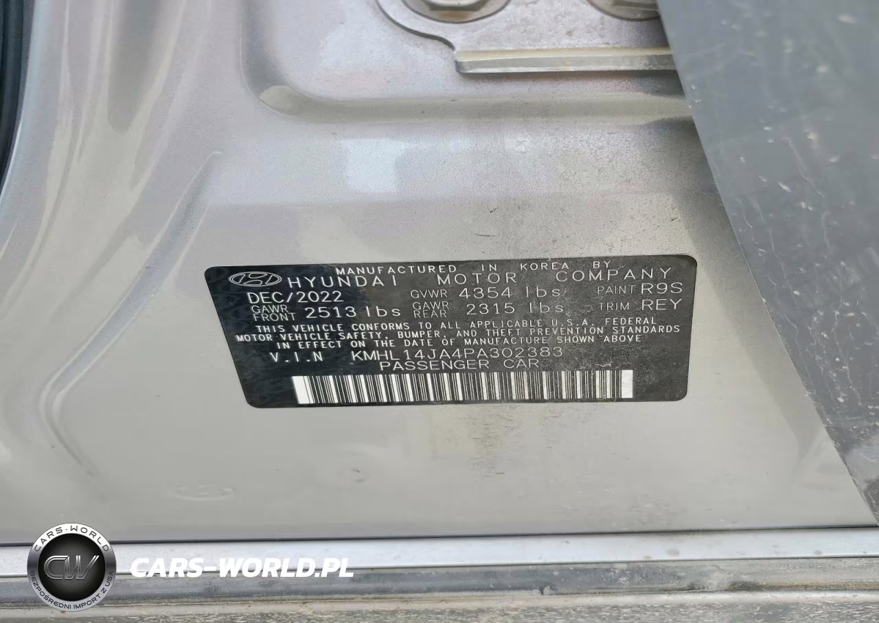 2023 Hyundai Sonata Sel VIN:KMHL14JA4PA302383 - 13