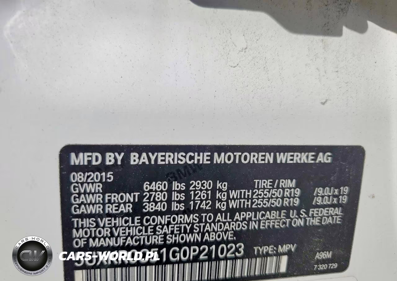 2016 BMW X5 xDrive35I VIN:5UXKR0C51G0P21023 - 12