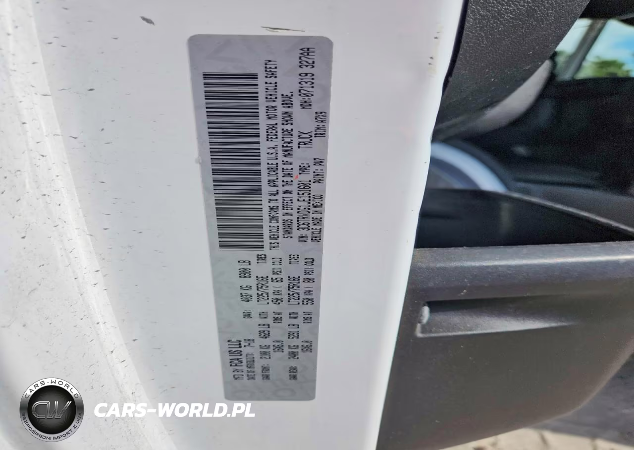 2018 Ram Promaster 2500 2500 High VIN:3C6TRVDG1JE151601 - 13