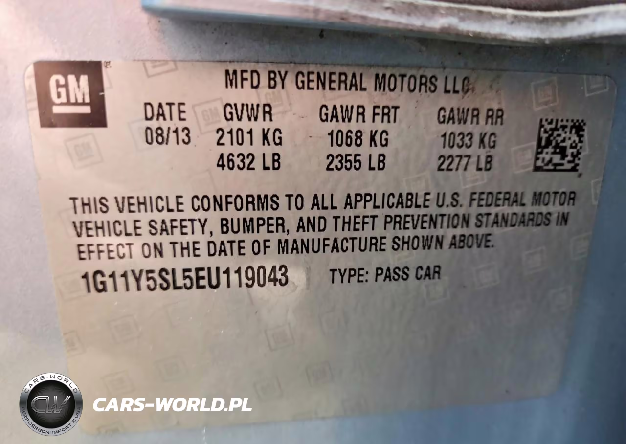2014 Chevrolet Impala Ls VIN:1G11Y5SL5EU119043 - 12