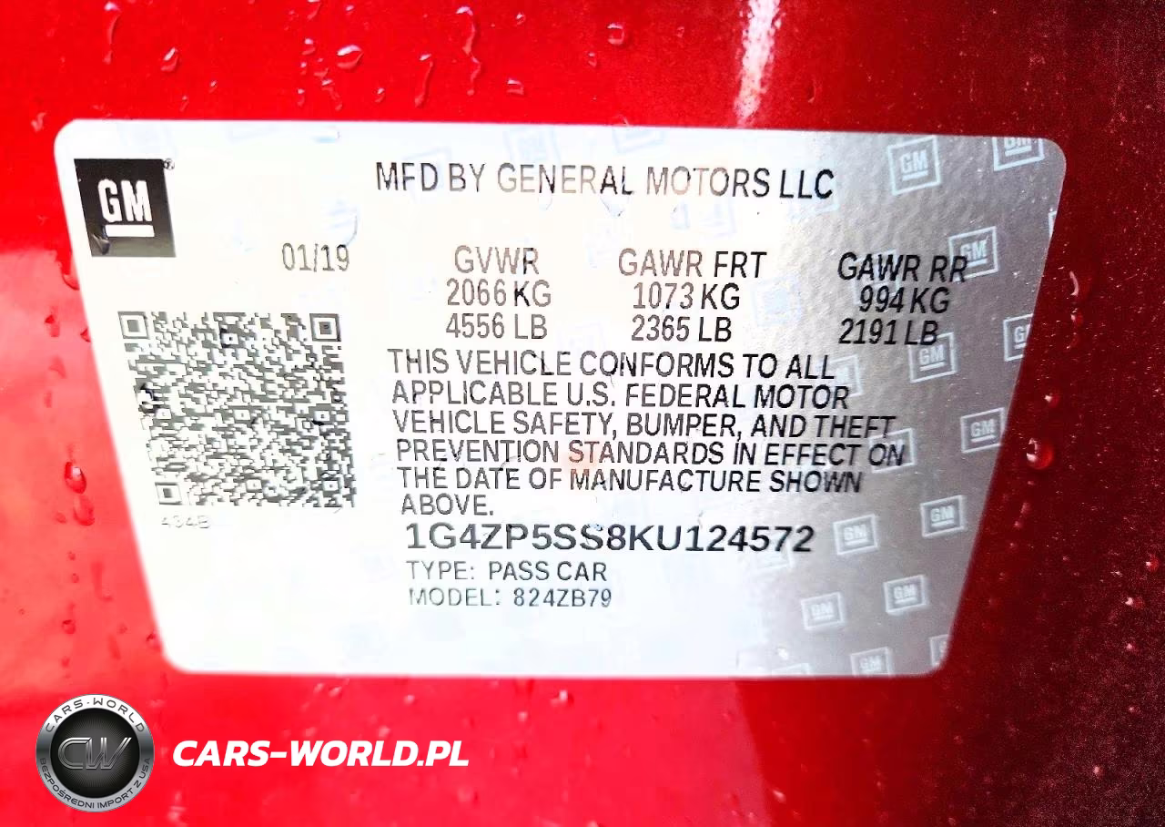 2019 Buick Lacrosse Essence VIN:1G4ZP5SS8KU124572 - 12