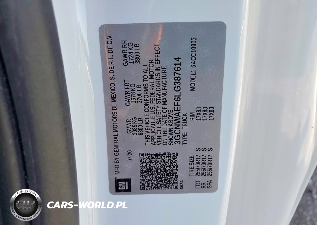 2020 Chevrolet Silverado C1500 VIN:3GCNWAEF6LG387614 - 12