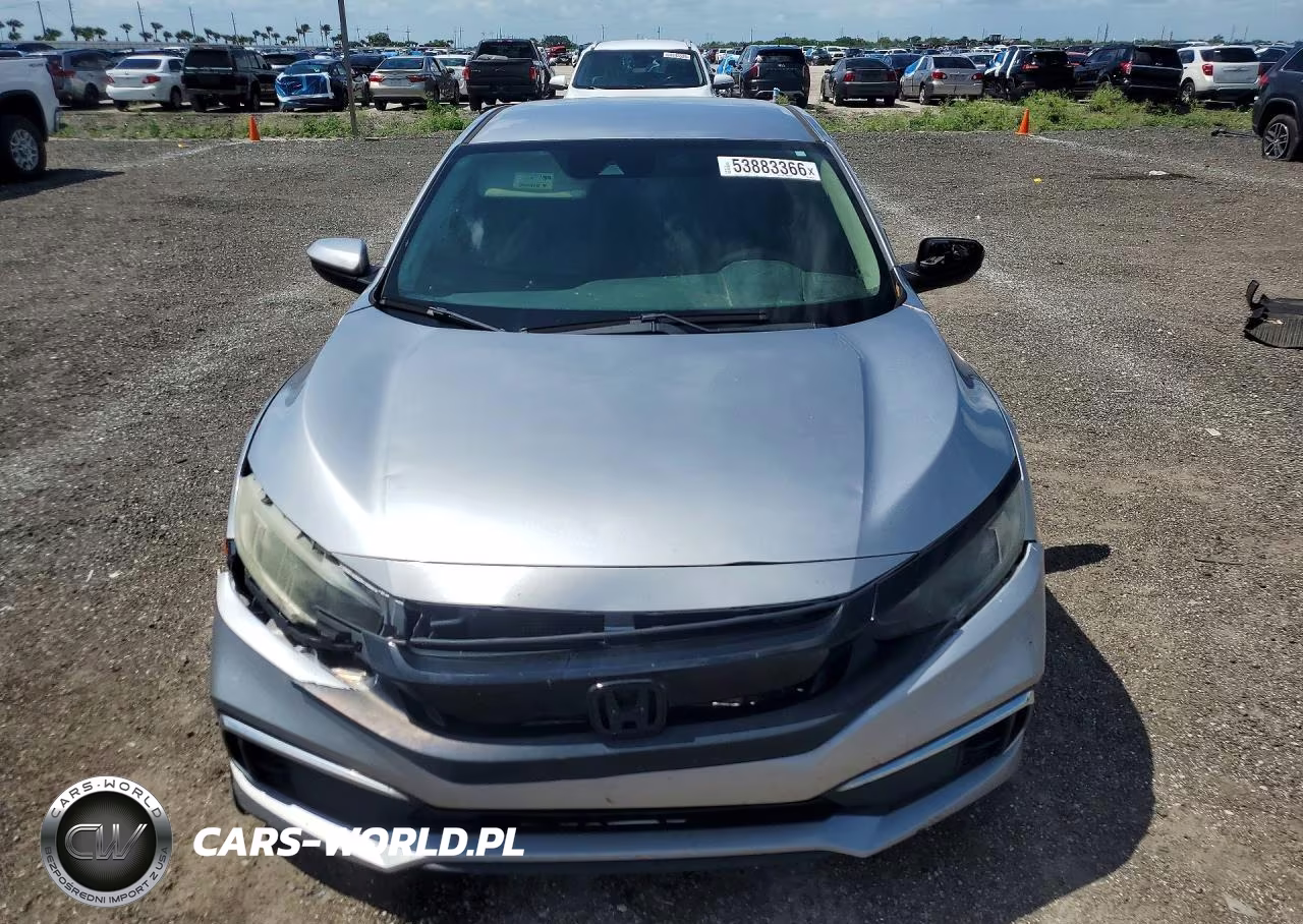 2019 Honda Civic Lx VIN:19XFC2E64KE042515 - 5