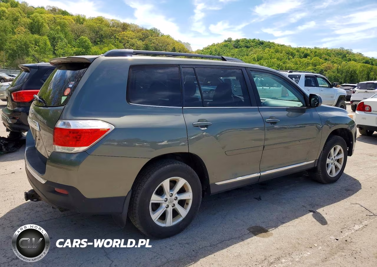 2012 Toyota Highlander Se VIN:5TDBK3EH7CS117224 - 3