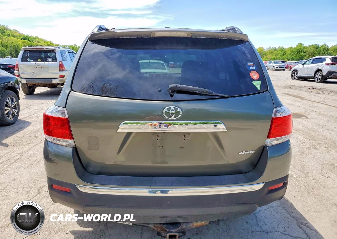 2012 Toyota Highlander Se VIN:5TDBK3EH7CS117224 - 6
