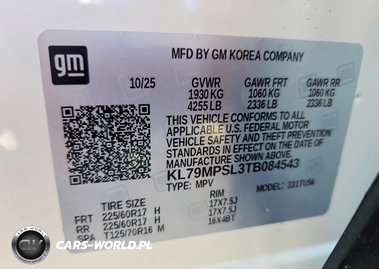 2026 Chevrolet Trailblazer Lt VIN:KL79MPSL3TB084543 - 14