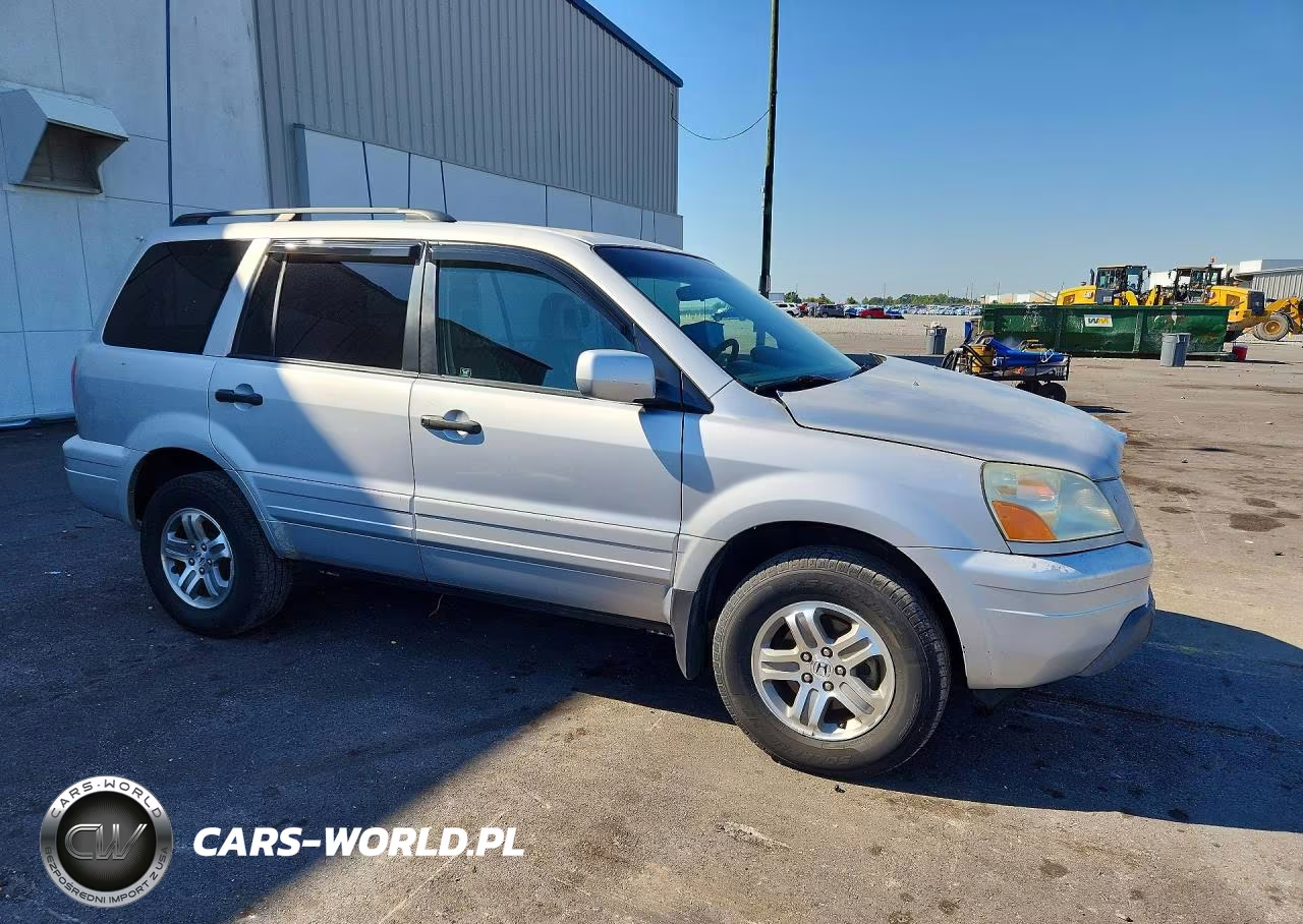 2003 Honda Pilot Exl VIN:2HKYF18593H567208 - 4