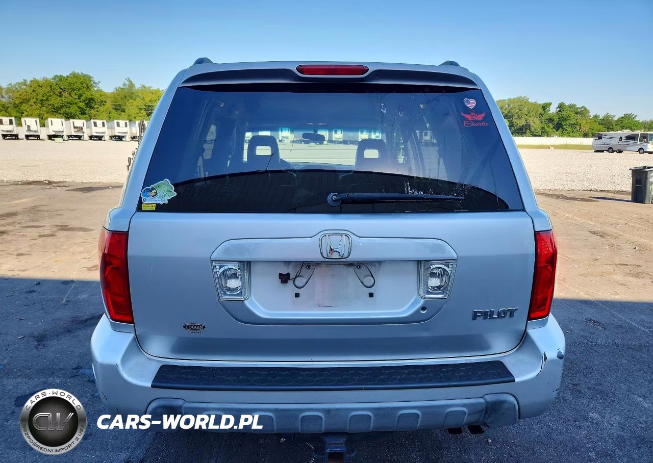 2003 Honda Pilot Exl VIN:2HKYF18593H567208 - 6