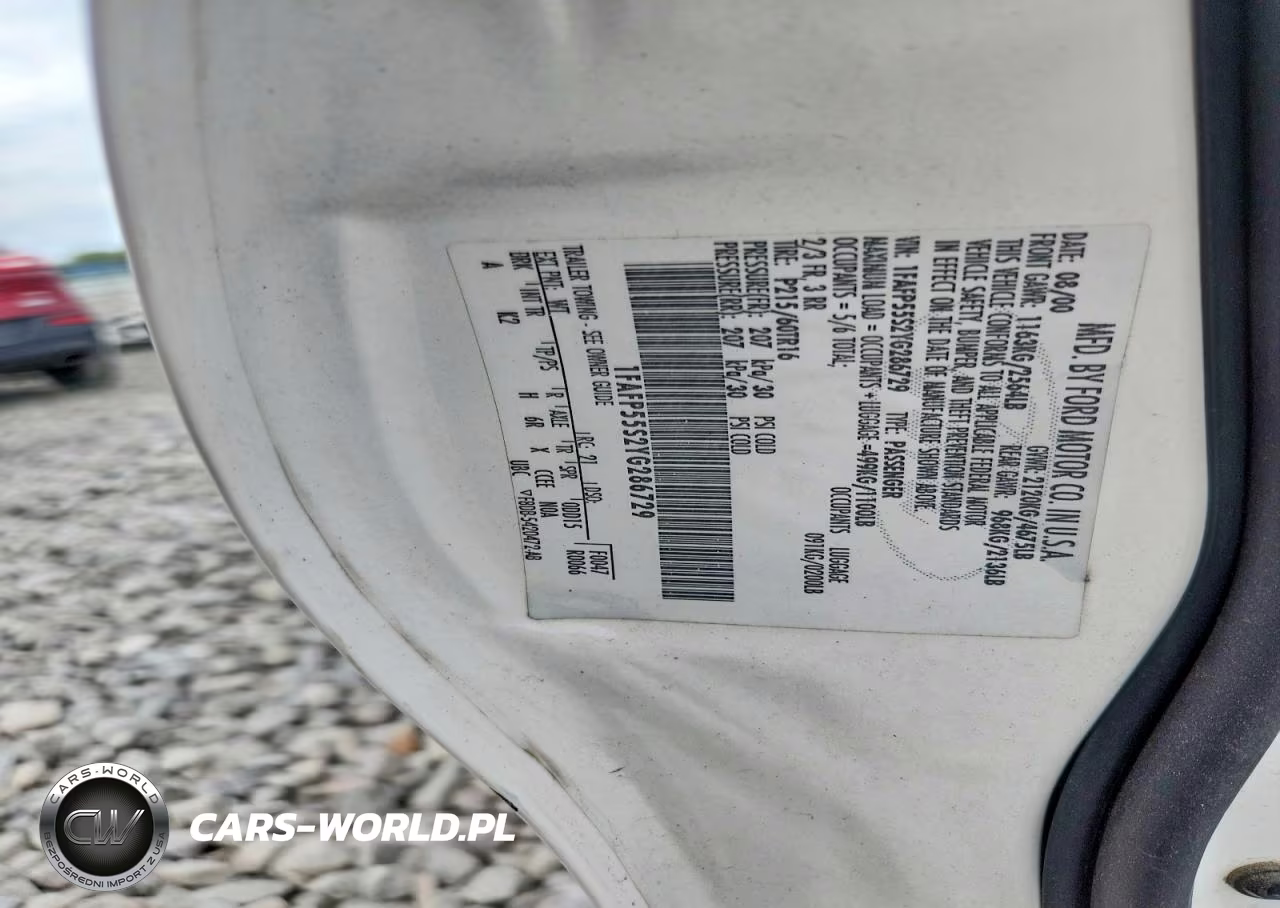 2000 Ford Taurus Ses VIN:1FAFP55S2YG286729 - 12
