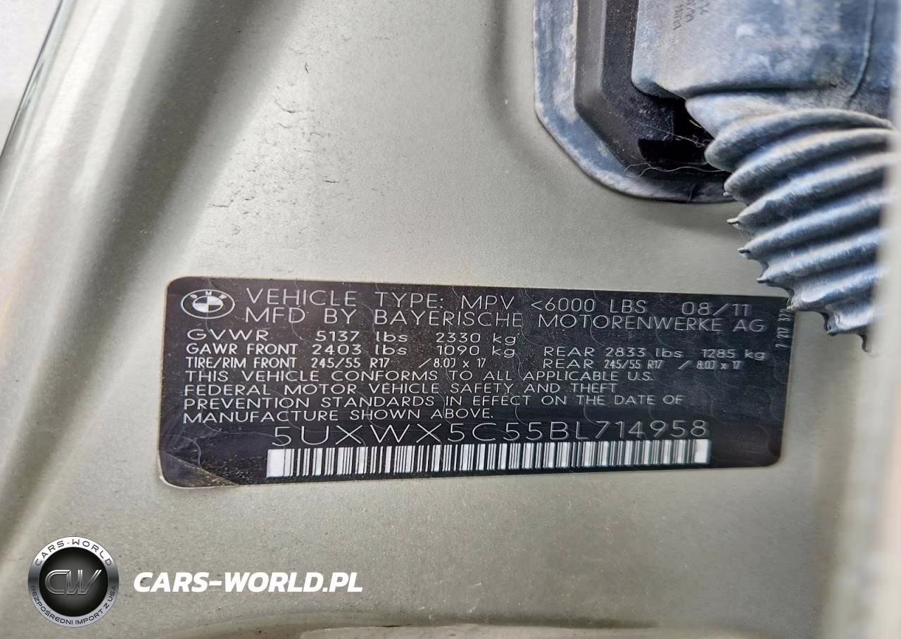 2011 BMW X3 xDrive28I VIN:5UXWX5C55BL714958 - 13