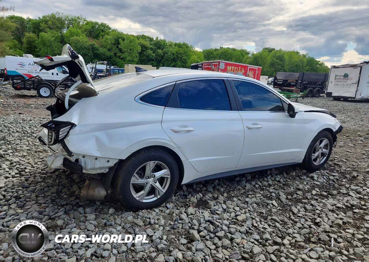 2021 Hyundai Sonata Se VIN:5NPEG4JA0MH077122 - 3