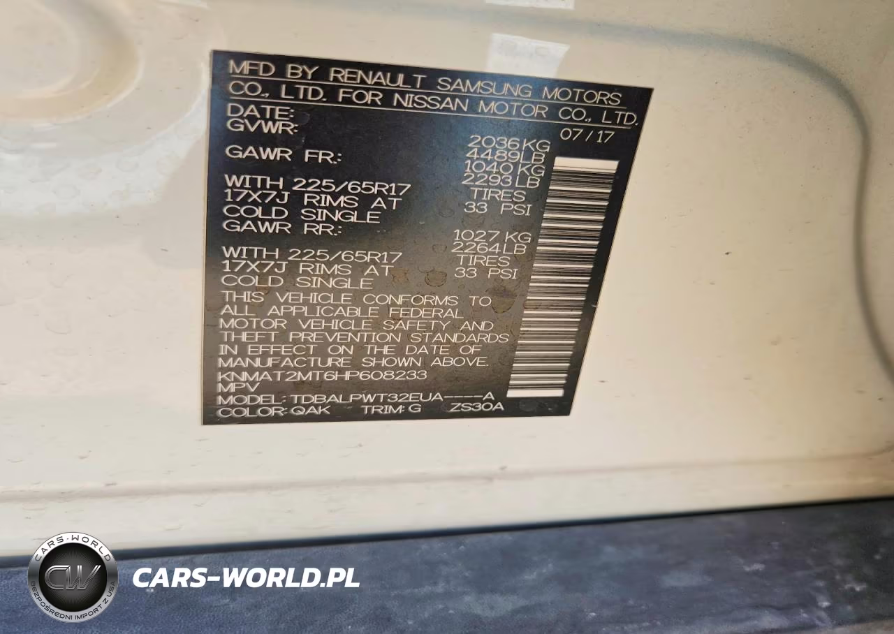 2017 Nissan Rogue S VIN:KNMAT2MT6HP608233 - 12