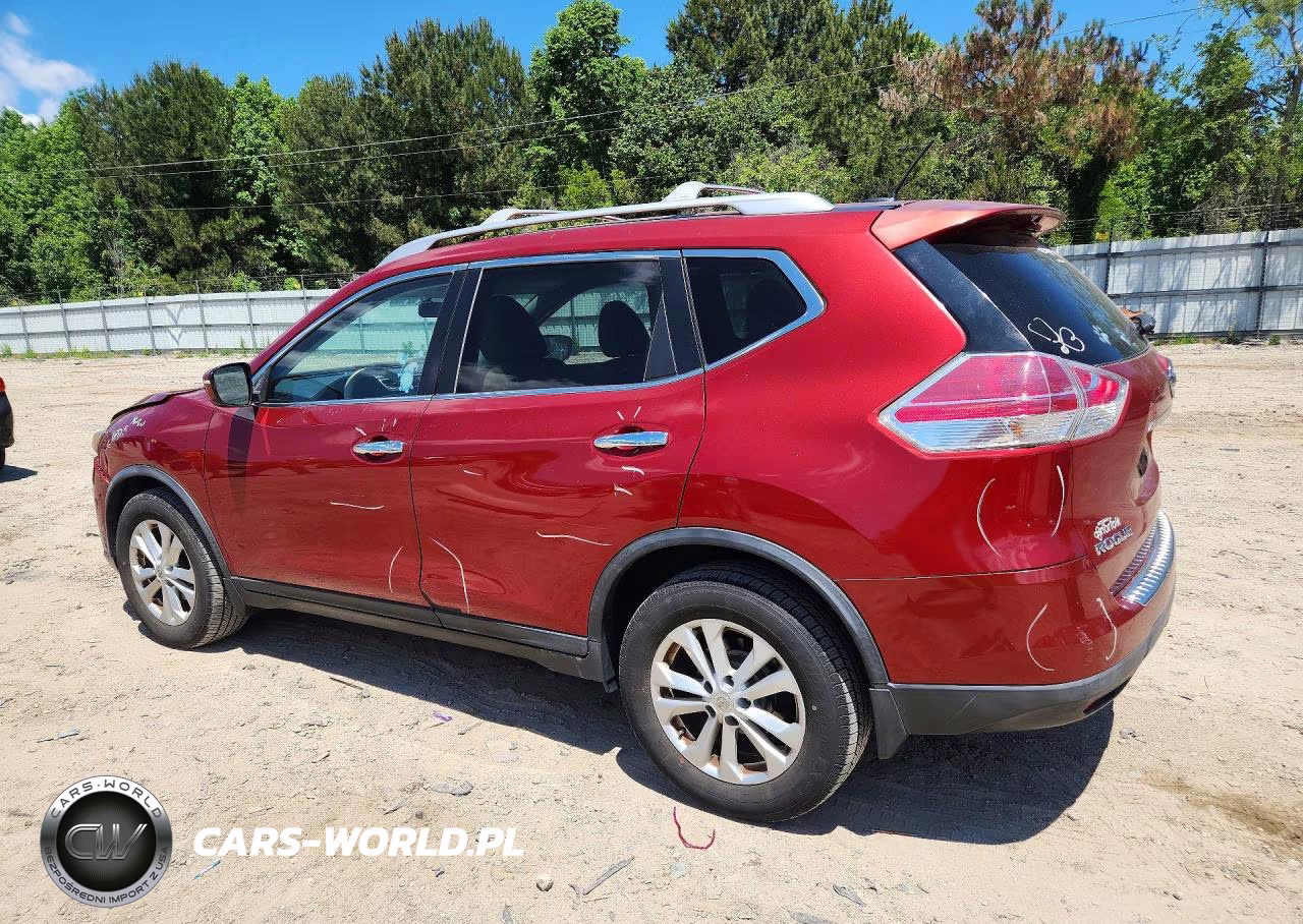 2015 Nissan Rogue Sv VIN:KNMAT2MT5FP576341 - 2