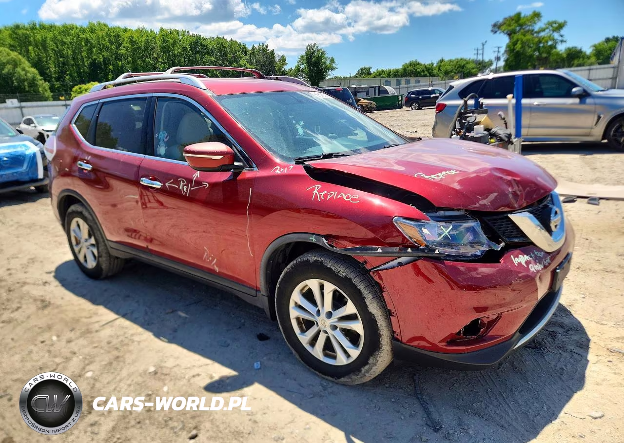 2015 Nissan Rogue Sv VIN:KNMAT2MT5FP576341 - 4